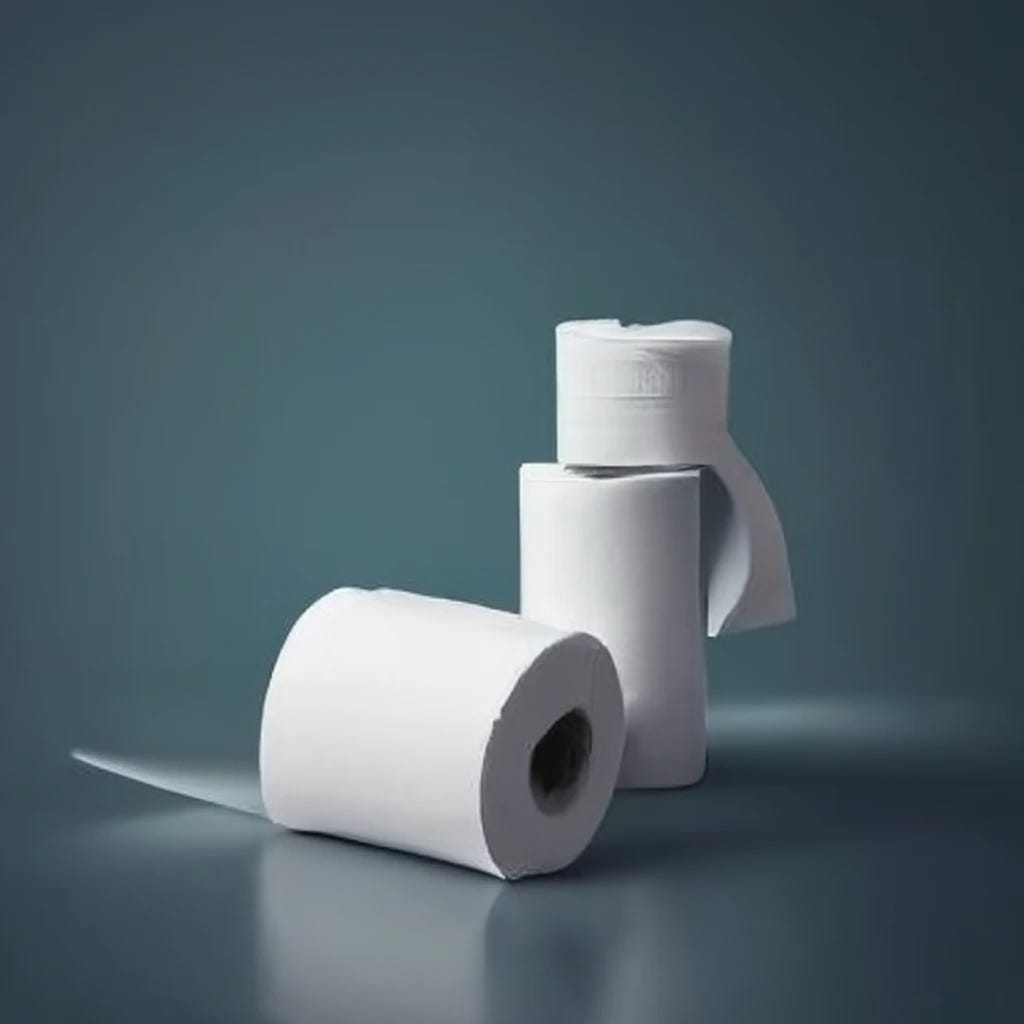 case of toilet paper