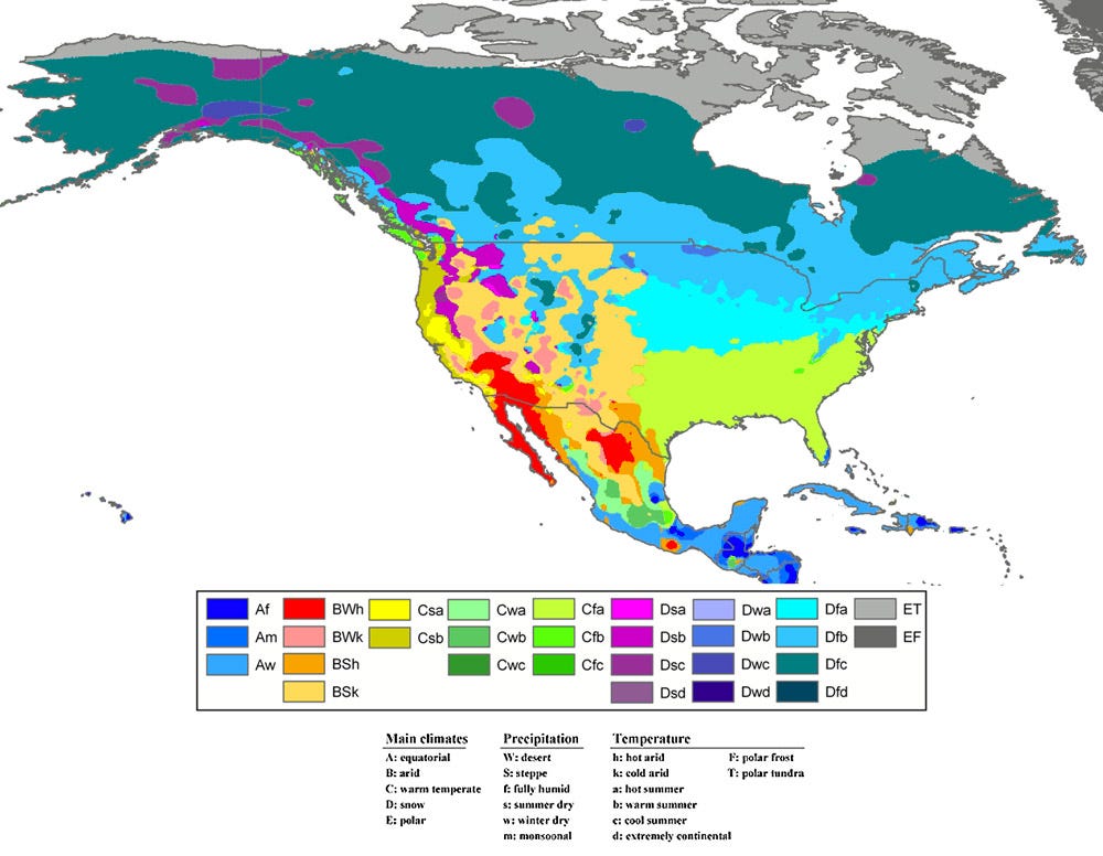 Climate Zones of North America | Climate and Soil Composition