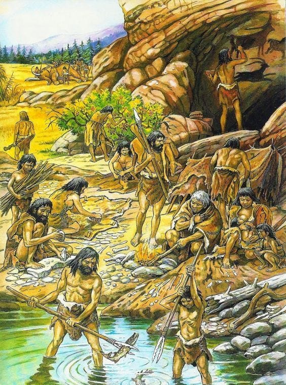 Prehistoric World, Prehistoric Animals, Ancient People, Ancient Times, Era Paleolítica, Ice Age Village, Stone Age Art, Paleolithic Era, Early Humans