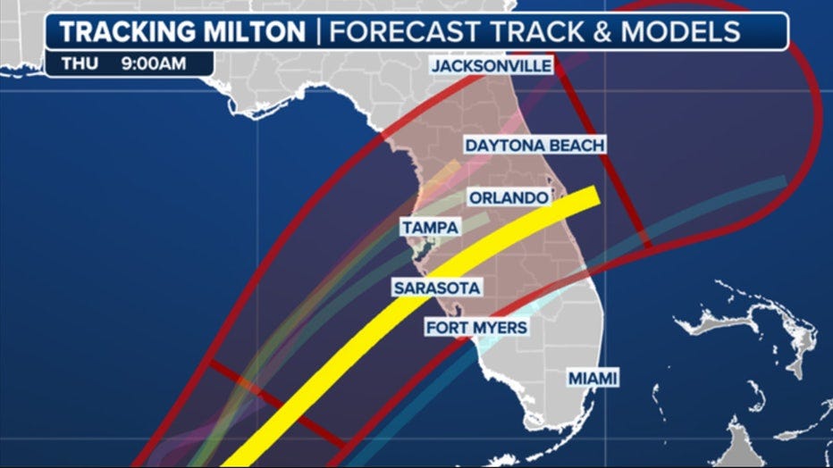 Hurricane forecast: Milton strengthens to Category 5 as Florida orders  evacuations | FOX 9 Minneapolis-St. Paul