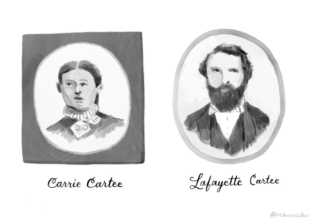 Carrie and Lafayette Cartee