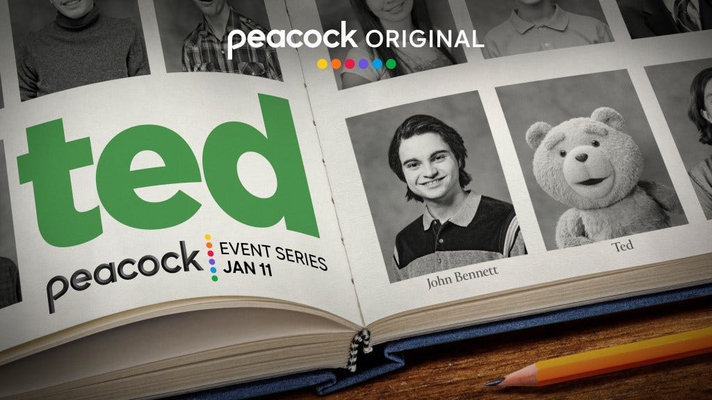 Ted the Series on Peacock Review | Double Take Newsletter | Jess Spoll