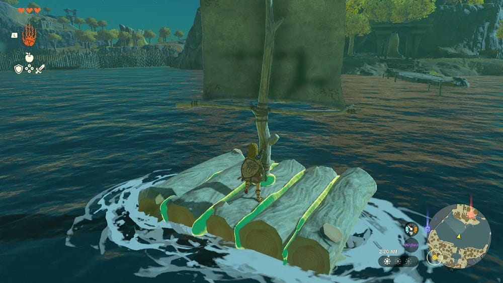 How to Make Boats & Rafts in Zelda Tears of the Kingdom