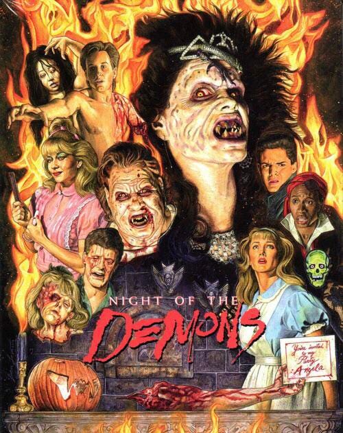 Night of the Demons (1988) poster : r/SatansLair