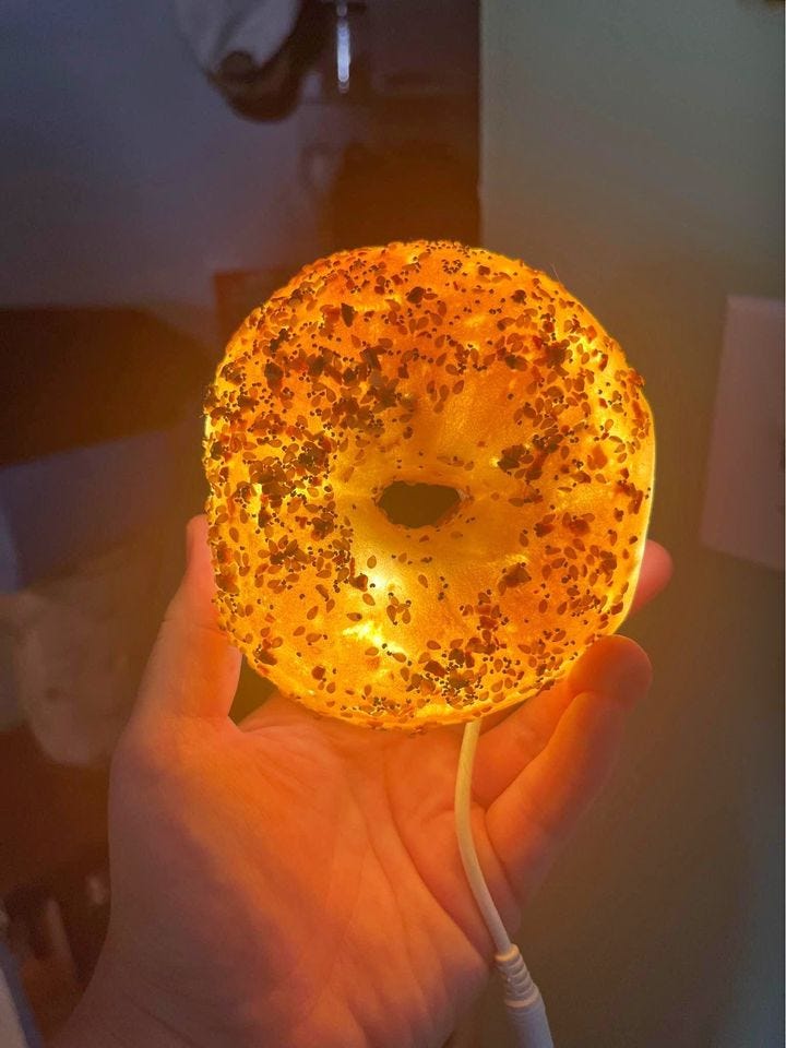 Product photo of (Real) Bagel Lamp