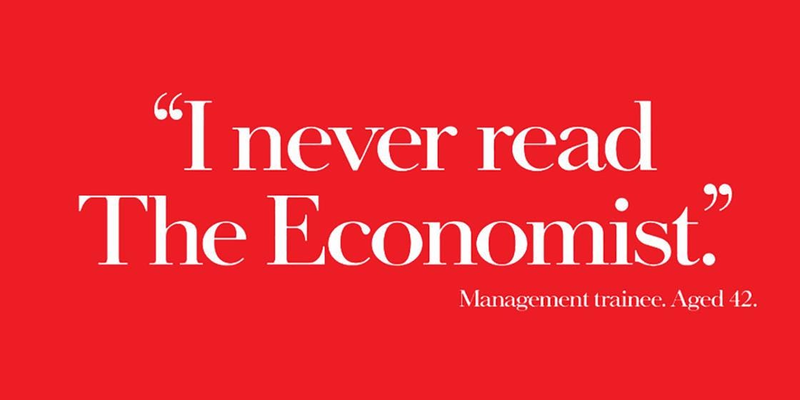 David Abbott's Economist ad recreated