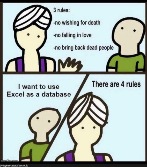 LookingAtYouHr | data-memes, excel-memes, database-memes | ProgrammerHumor.io