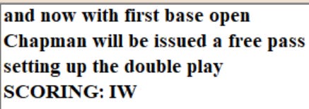 Diamond Mind Baseball Play By Play