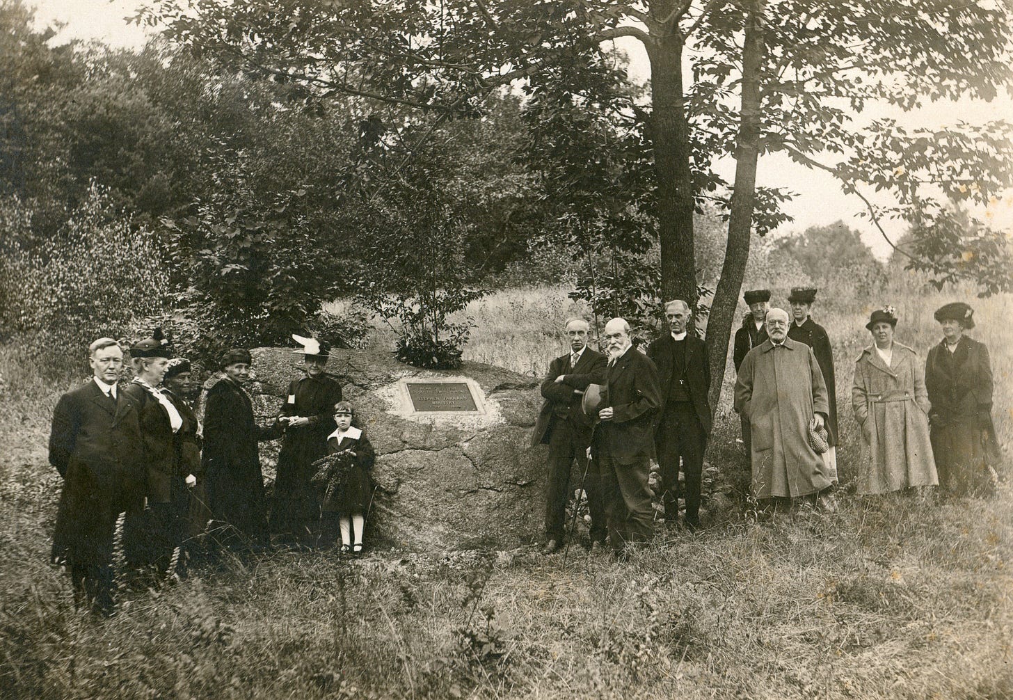 Dedication of Memorial Rock