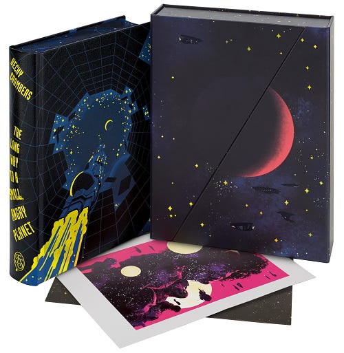 The Folio Society edition of The Long Way to a Small, Angry Planet