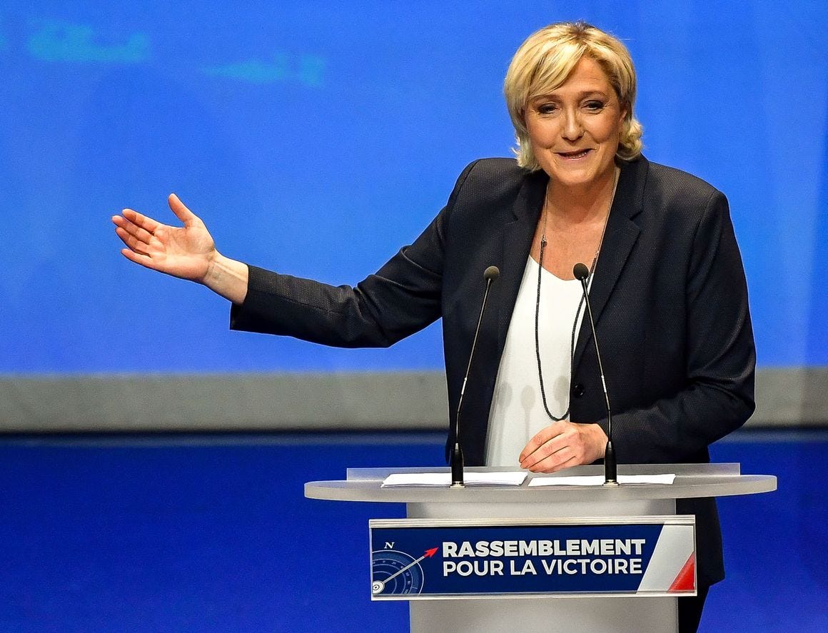 Marine Le Pen proposes renaming party National Rally – POLITICO