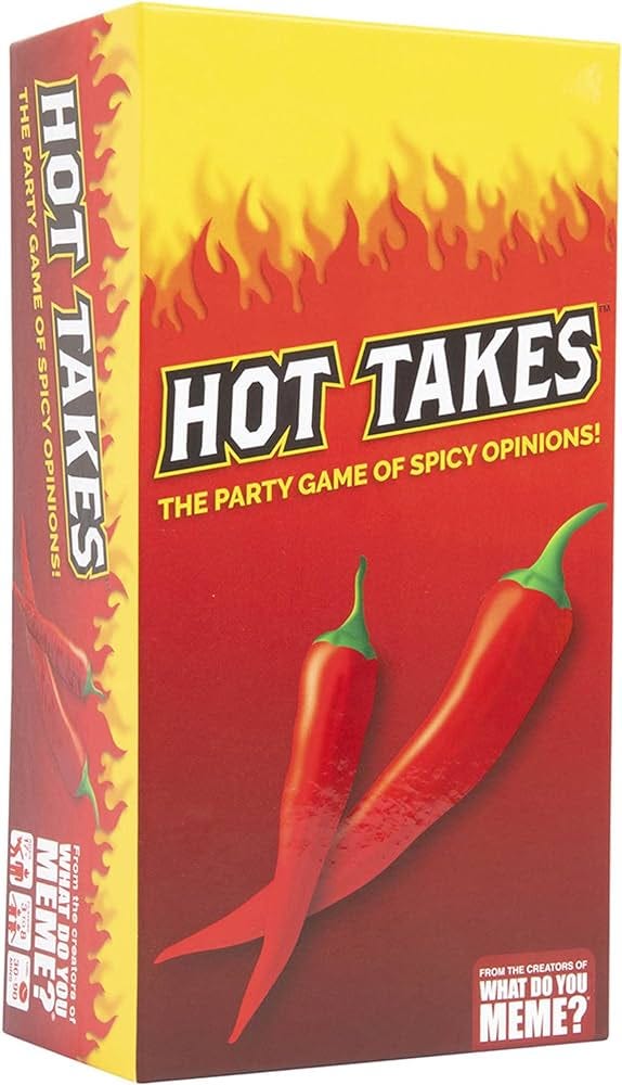 WHAT DO YOU MEME? Hot Takes - The Party Game of Spicy Opinions - Adult  Party Games & Fun Gifts for Adults