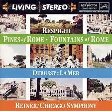 Ottorino Respighi, Claude Debussy, Fritz Reiner, Chicago Symphony Orchestra  - Respighi: Pines of Rome; Fountains of Rome / Debussy: La Mer - Amazon.com  Music