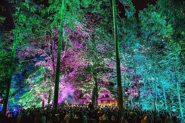 Houghton Festival, pictured here in 2019, which takes place on the 1,000-acre grounds of Houghton Hall