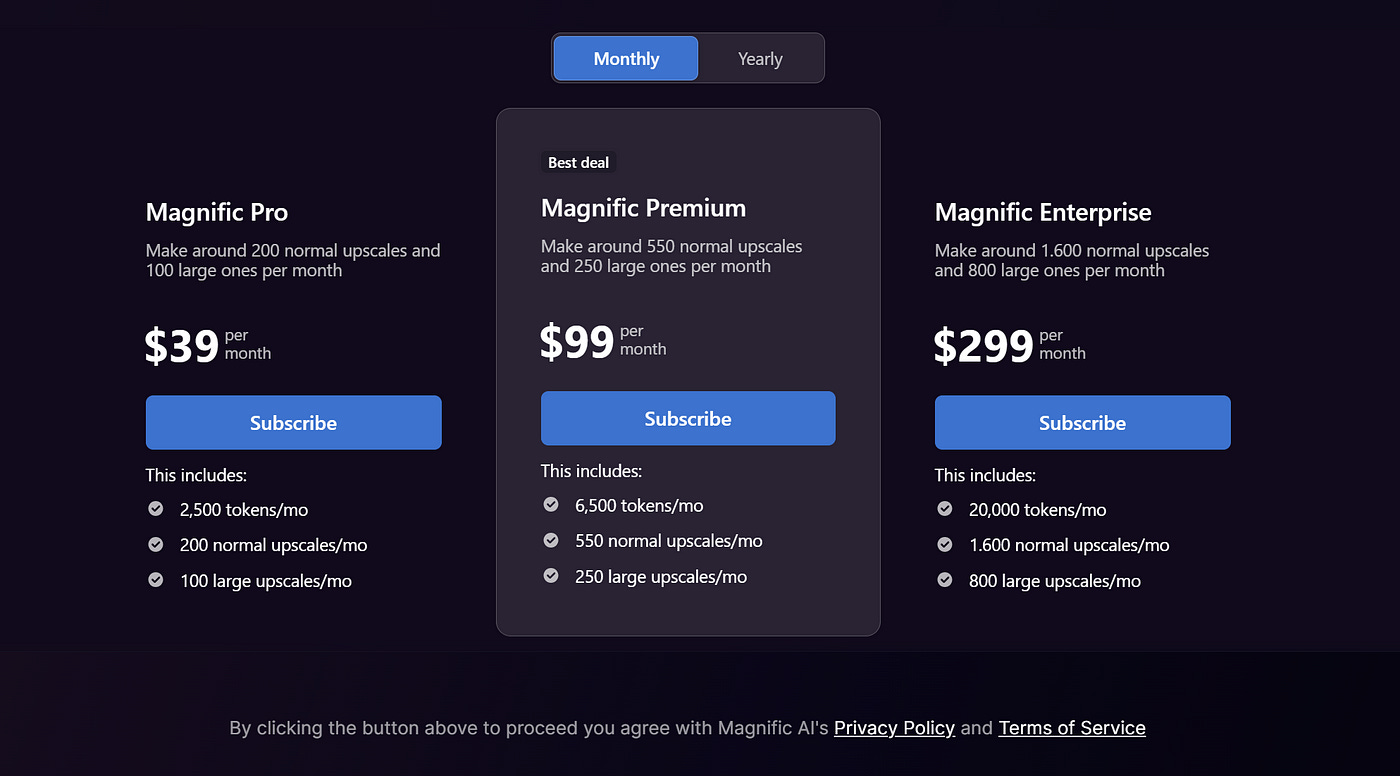 What is Magnific AI and its pricing