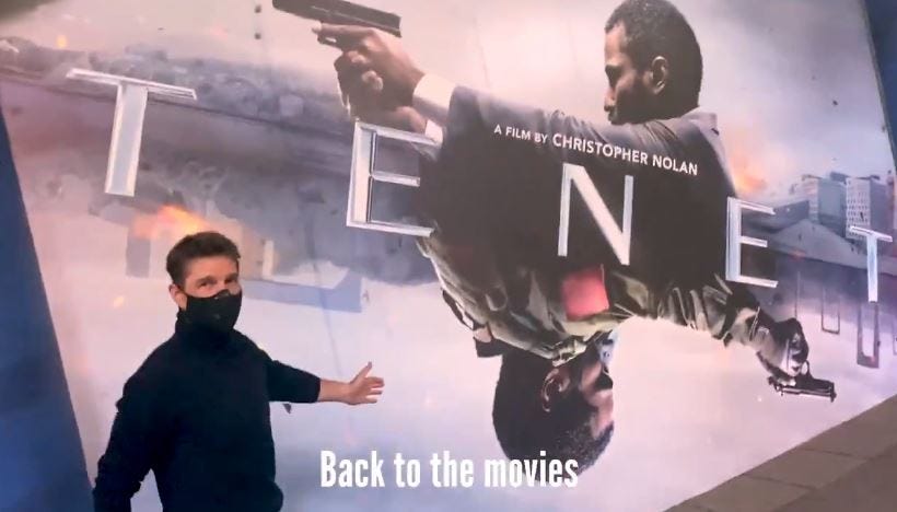 Tom Cruise Attends 'Tenet' Screening In London: “Back To The Movies” –  Deadline