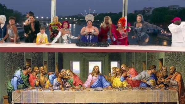 2024 Paris Olympics Tableau vs The Last Supper : r/interestingasfuck