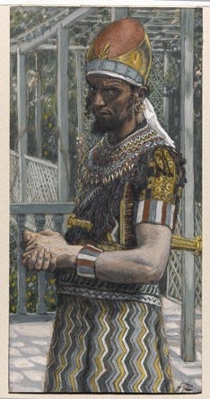 painting of herod antipas by james tissot