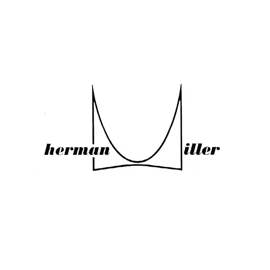 Herman Miller logo, 1946 by Irving Harper