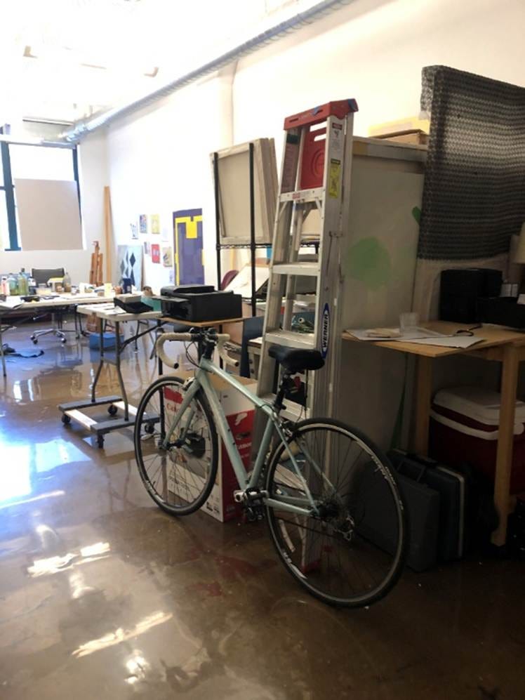 A bicycle leaning against a ladder
AI-generated content may be incorrect. A bicycle leaning against a ladder
AI-generated content may be incorrect.