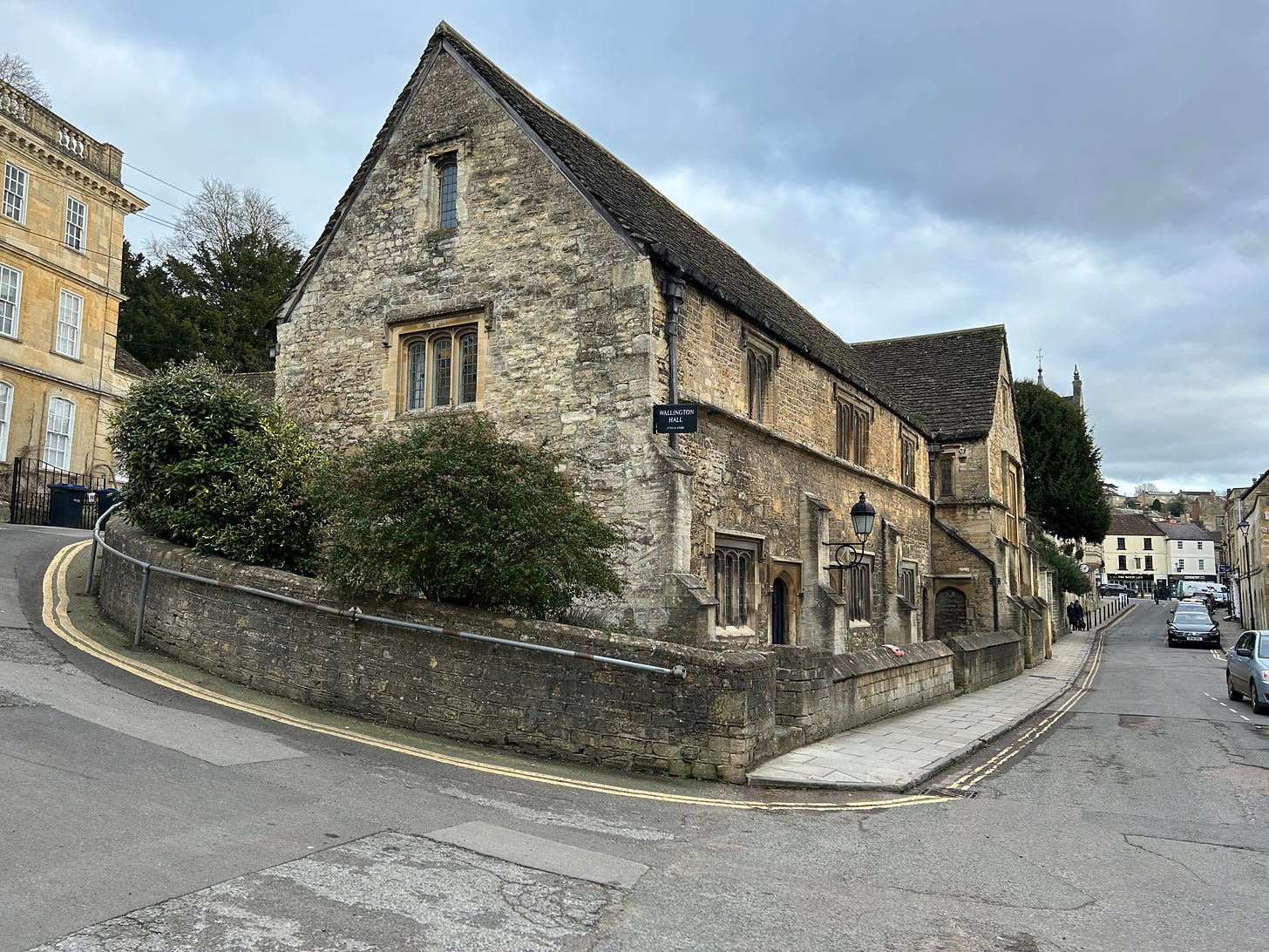 Holy Trinity Church Hall, Church Street, Bradford on Avon, Wiltshire. It is now used by the Freemasons. Image: Roland's Travels