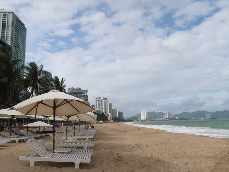 Nha Trang beach chairs