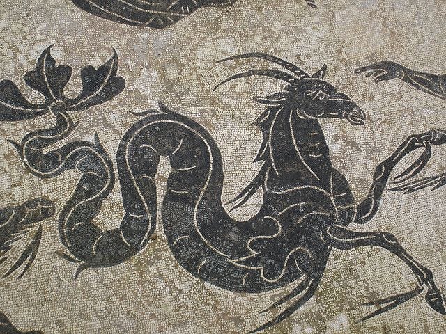 ancient capricorn mosaic | Capricorn art, Roman art, Capricorn tattoo