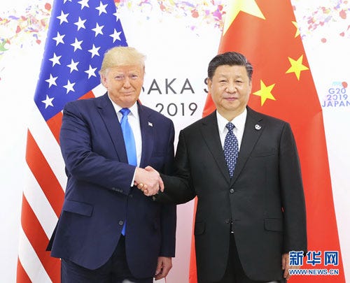 Xi Jinping Se Reúne con Presidente Estadounidense Trump