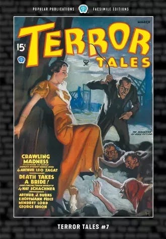 Terror Tales #7 - by  Arthur J Burks & E Hoffmann Price & Arthur Leo Zagat (Paperback), 1 of 2