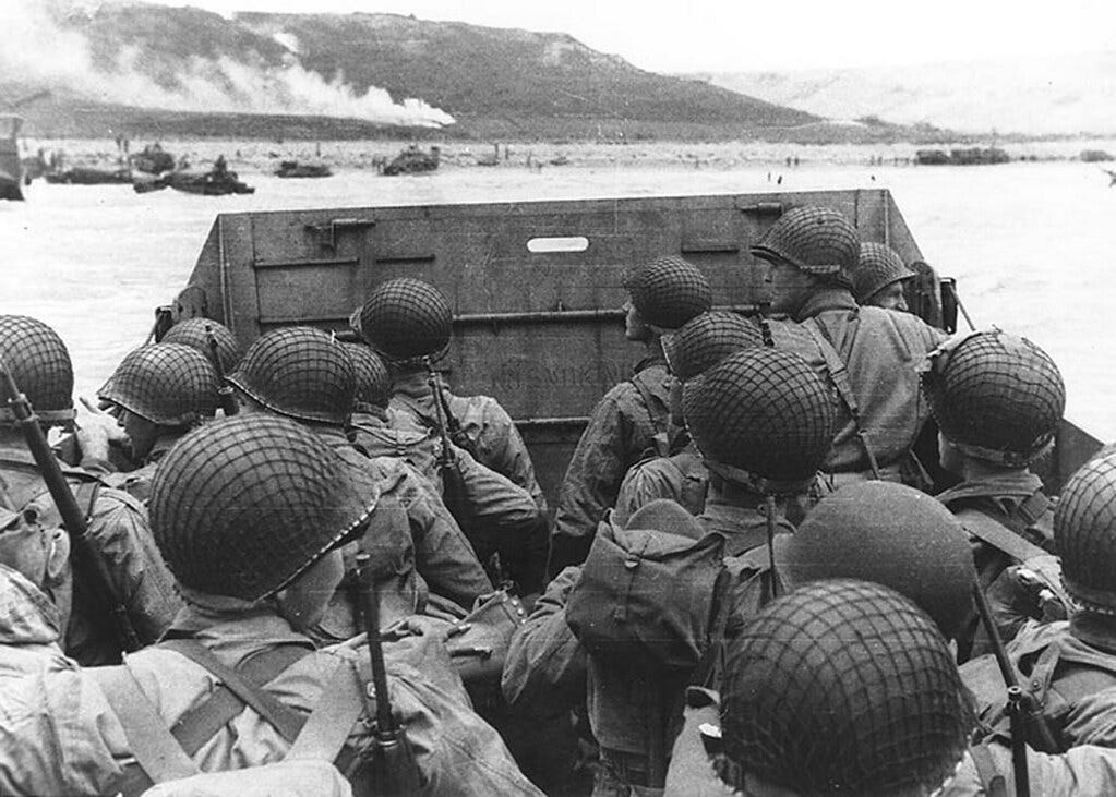 Reflection on D-Day | Troops in an LCVP landing craft approa… | Flickr