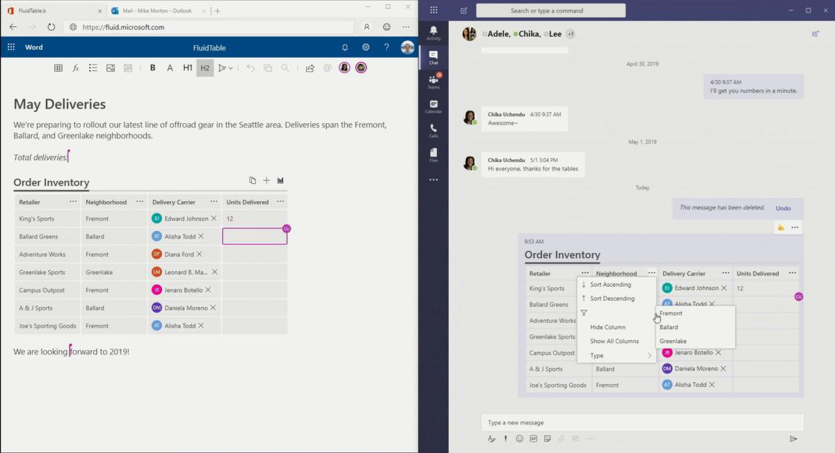 Microsoft launches 'Fluid Framework' to transform the traditional Office  document | PCWorld