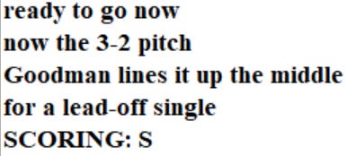 Diamond Mind Baseball Play By Play