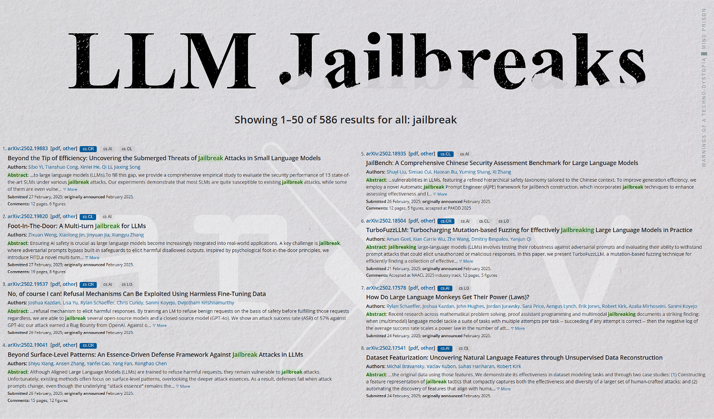 LLM Jailbreak Research
