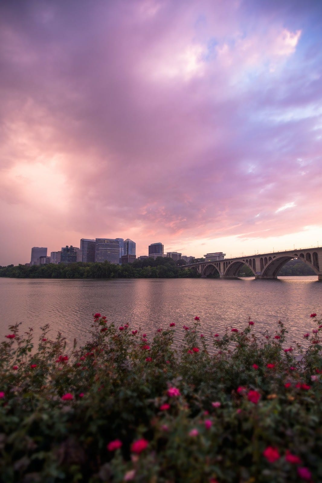 Looking over the Potomac toward Rosslyn