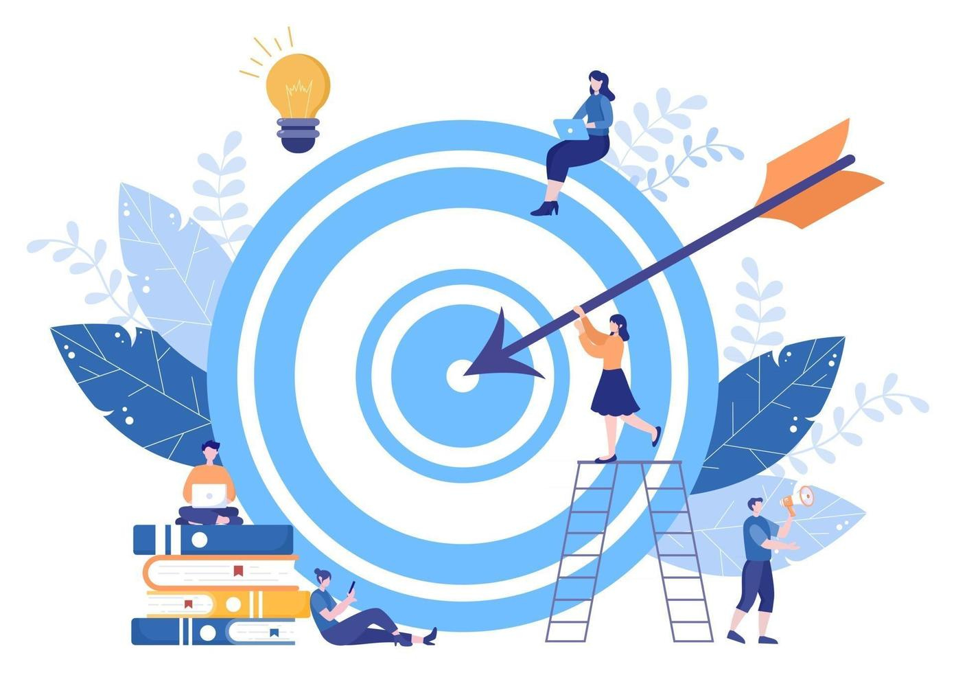Business Vision And Target Illustration 2752396 Vector Art at Vecteezy