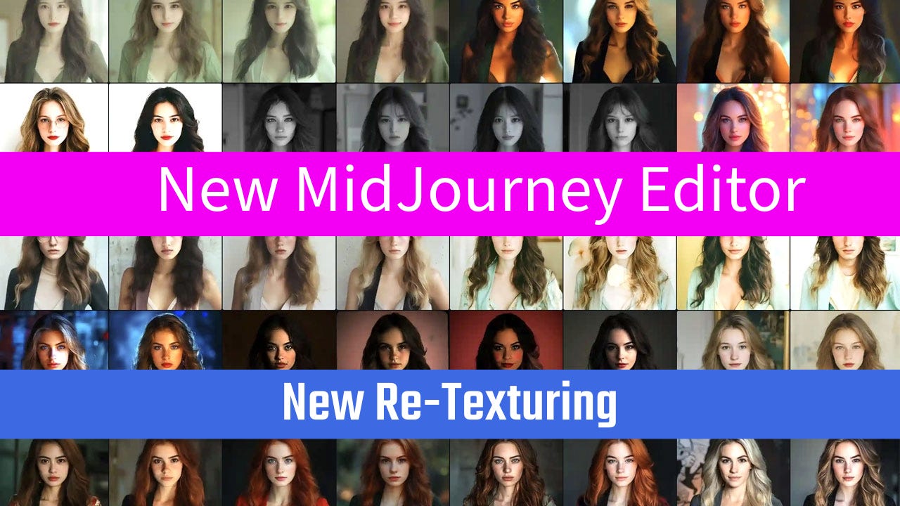 New Midjourney Editor