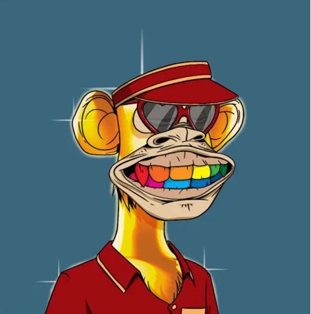 A cartoon monkey wearing a red shirt and sunglasses

Description automatically generated