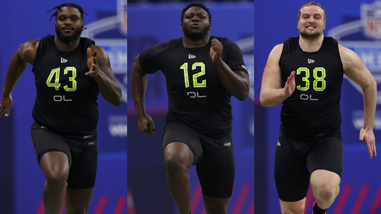 Ickey Ekwonu highlights fastest offensive line class ever at NFL Scouting  Combine