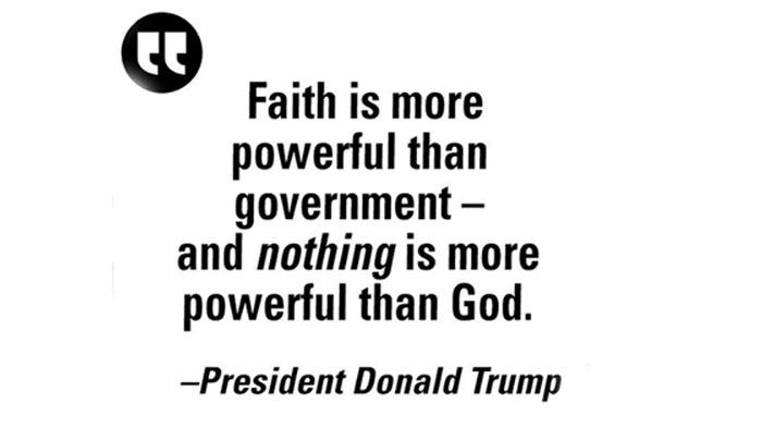 Faith Is More Powerful Than Government And Nothing Is More Powerful ...