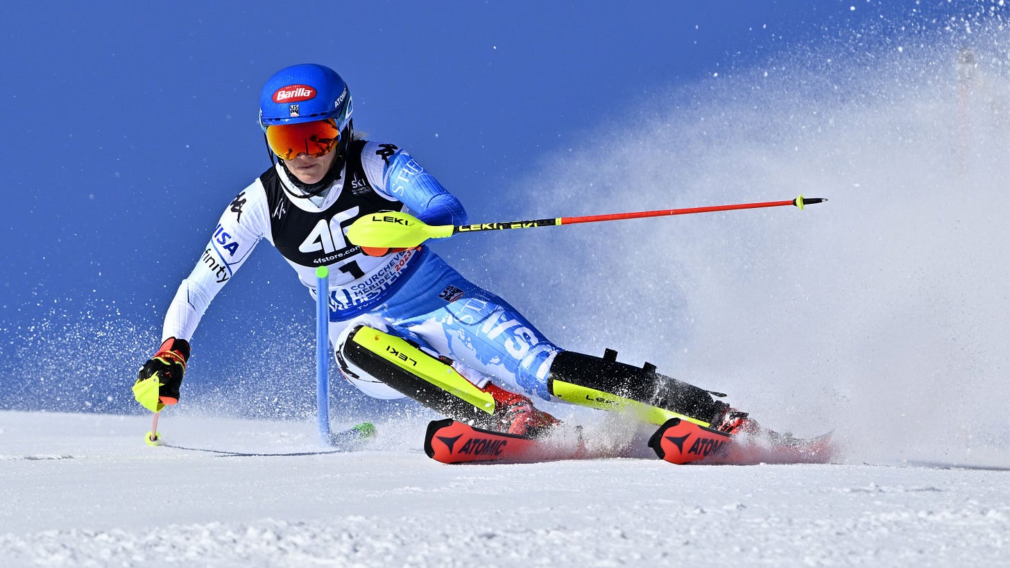 Mikaela Shiffrin Falls Short of Gold in Slalom at the World Championships -  The New York Times