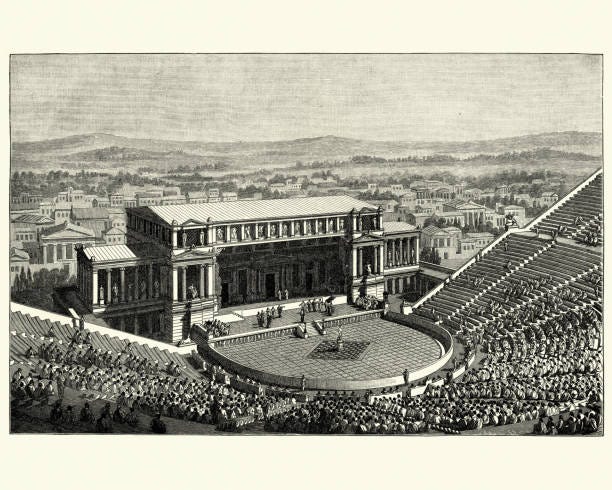 440+ Ancient Greek Theatre Illustrations, Royalty-Free Vector Graphics &  Clip Art - iStock | Epidarus