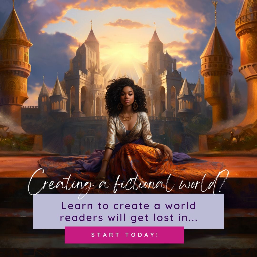 Creating a fictional world? Learn to create a world readers will get lost in...