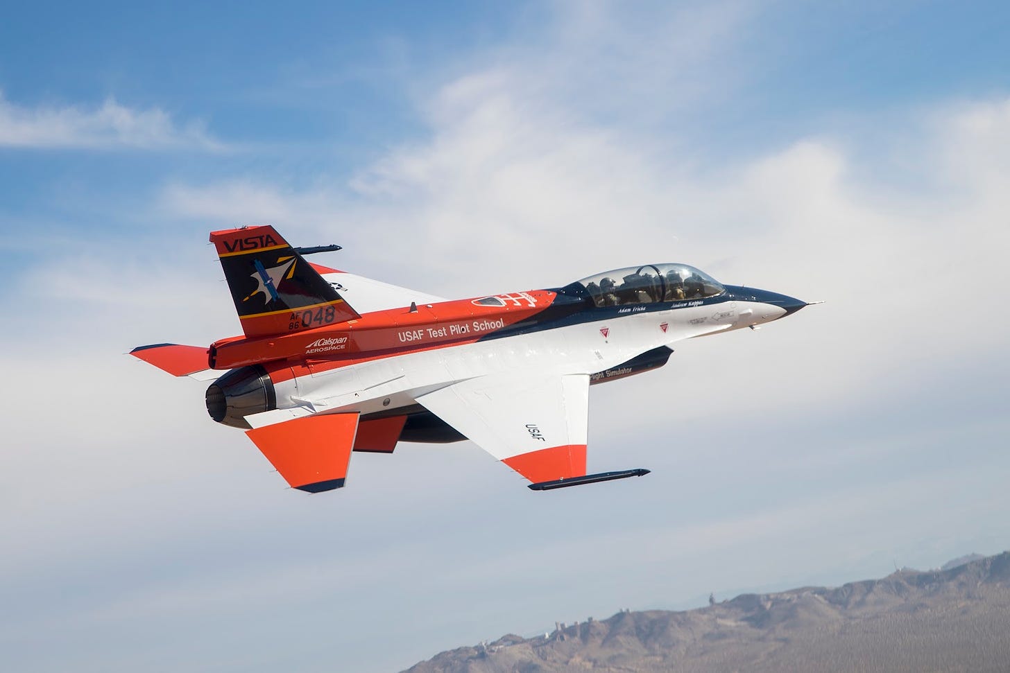NF-16D VISTA becomes X-62A > Edwards Air Force Base > News