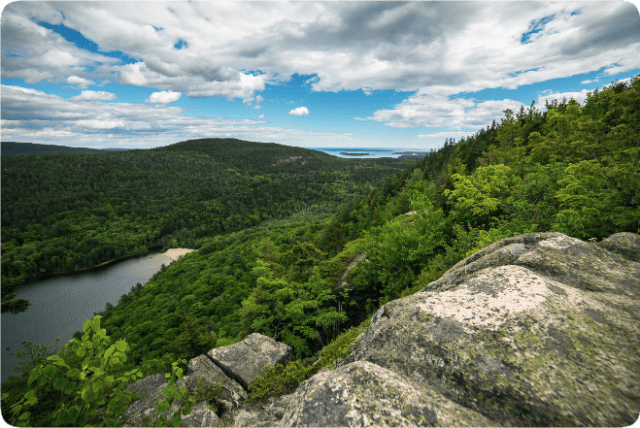 Maine's Acadia National Park's Beech Mountain Cliffs (photo: NPS / Will Greene)