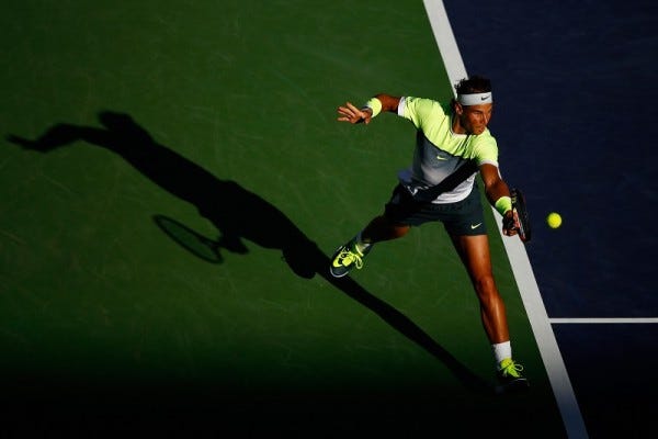 rafael nadal top for igor sijsling indian wells tennis 2015