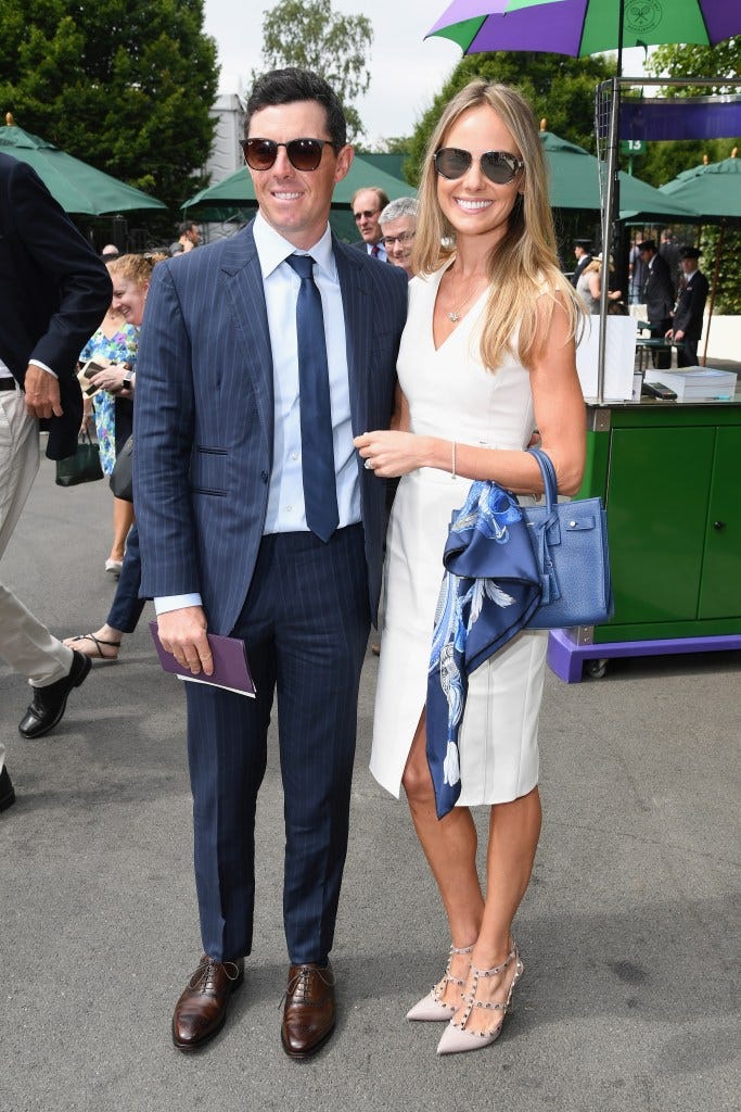 Rory McIlroy and Erica Stoll in 2018.