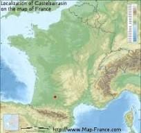 CASTELSARRASIN - Map of Castelsarrasin 82100 France