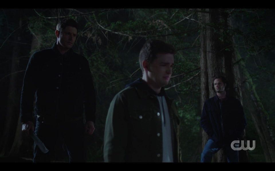 Sam watches Dean carry Billy away as vampire SPN Atomic Monsters