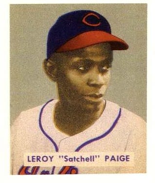 1949 Bowman Satchel Paige