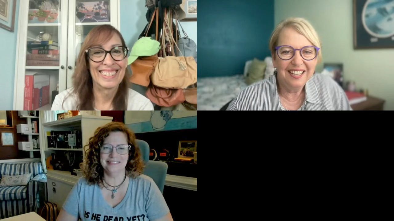 Screenshot of podcast